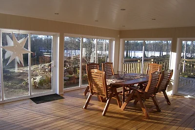 Casa de vacaciones en Kyrkhult con piscina.