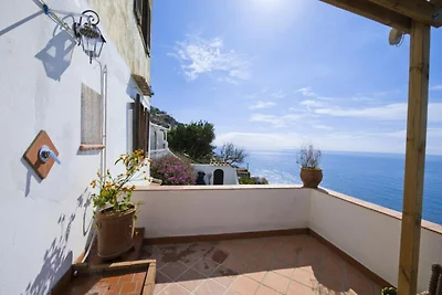 Haus in Praiano mit atemberaubendem Meerblick