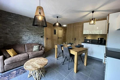 Ferienwohnung in Arves mit Blick auf die...