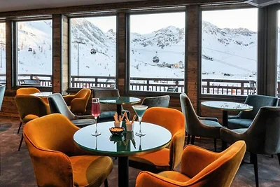 Chalet in Tignes mit Blick auf See und...