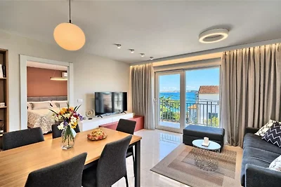 Two-Bedroom Apartment With Balcony And Sea...