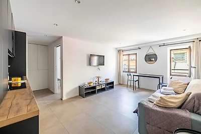 Klimatisierte 1-Zimmer-Wohnung mit 4 Schlafpl...