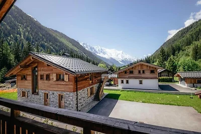 Chalet in Grassonnets mit Mont-Blanc Blick