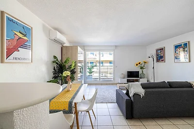 Licht appartement met één slaapkamer, parkeer...
