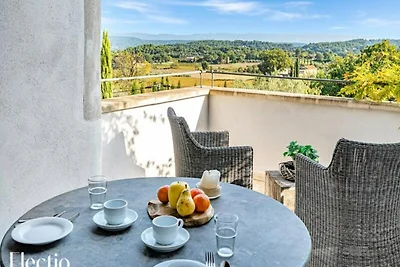 Apartment in Oppède mit beheiztem Pool