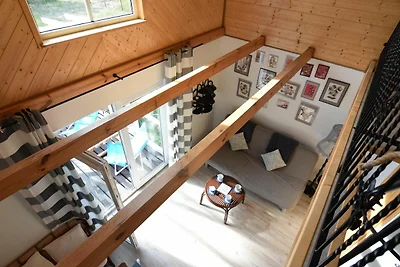 Ferienhaus mit Sauna in Seenהhe