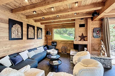 Chalet in Les Gets mit Blick auf das nordisch...