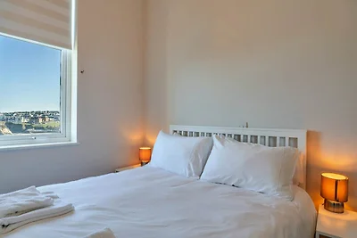 Appartement met uitzicht op Towan Beach.