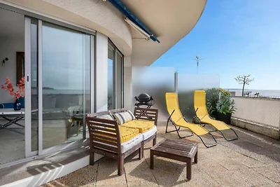Appartement in La Baule met Zeezichtterras