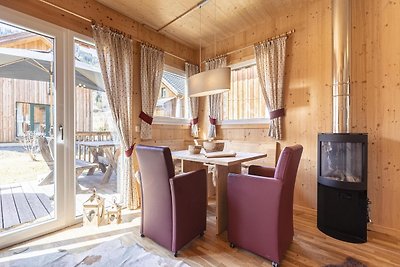 Uitnodigend chalet met sauna en whirlpool