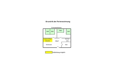 Ferienwohnung mit 2 Schlafzimmer