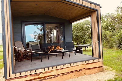 Ferienhaus in Nowe Warpno mit Garten