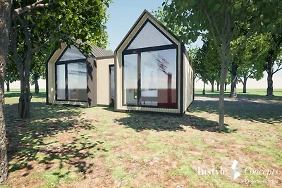 Gemütliche Hütte für 6 Personen am Angelteich