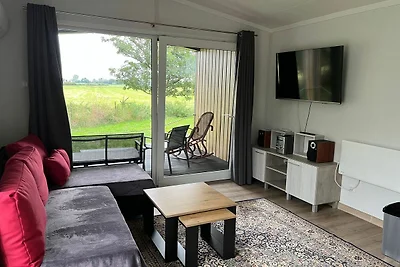 Ferienhaus in Nowe Warpno mit Garten