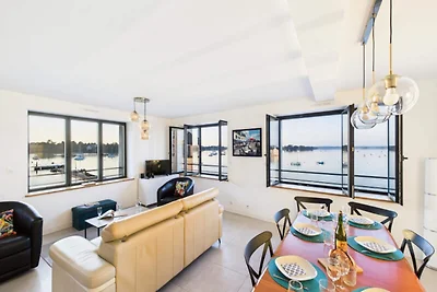 Ferienwohnung in Île-Tudy mit Meerblick