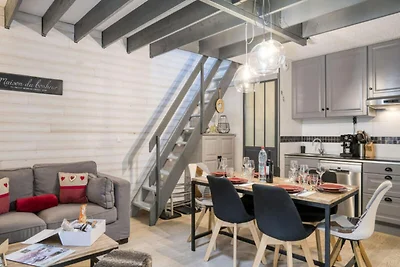 Apartment in Saint-Gervais mit Blick auf den...