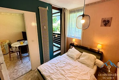 Apartment in Mont-Dore mit Bergblick