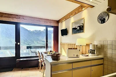 Wohnung in Tignes mit See und Skipiste