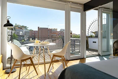 Huisdiervriendelijk apt aan de rivier in...