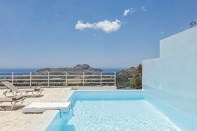 Villa in Mariou mit Pool und Stränden