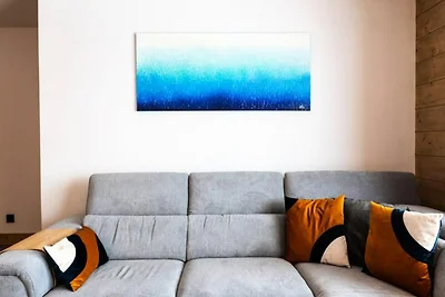 Wohnung in Plagne Centre mit Blick auf den Mo...