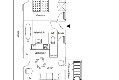 Apartment in Méribel an den Altiport-Pisten