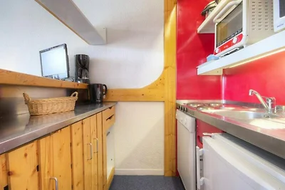 Apartment in Les Arcs mit Blick auf das Tal