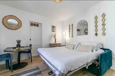 Charmant appartement met 1 slaapkamer en 4 zi...