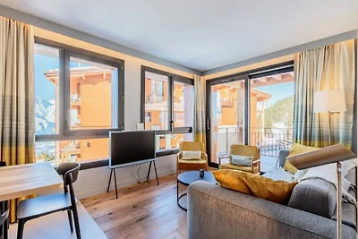 Apartment in Les Arcs mit Spa und Aussicht