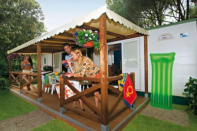 Chalet in un parco costiero