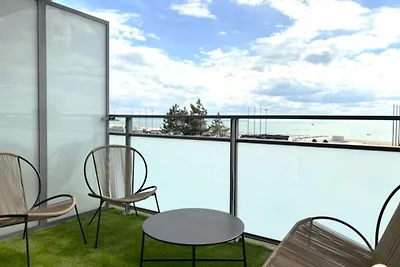 L'accogliente parcheggio-balcone con vista...