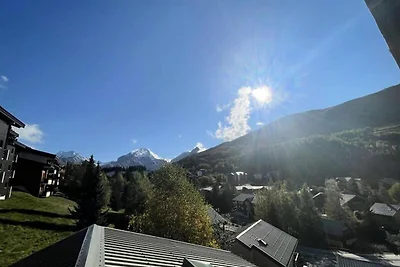 Duplex in Les 2 Alpes mit Bergblick