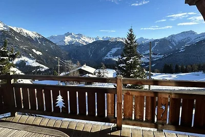 Appartement in Les Saisies met uitzicht op de...