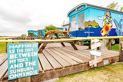 Gezellig klein wagentje van Almere Beach