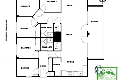 Apartment in Les Carroz mit Zugang zu den...