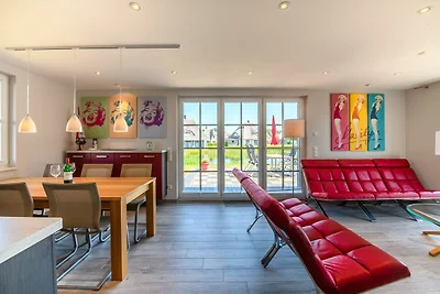 Reetdachhaus am Bodden mit Sauna