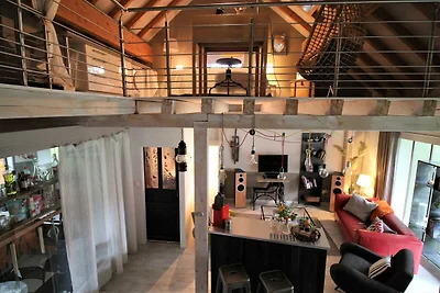Houten huis in Saint-Quirin met nordic bad