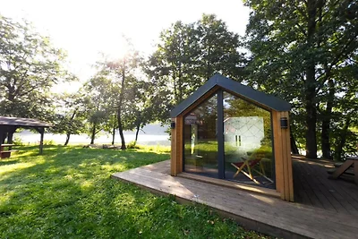 Ferienhaus am Seeufer, Sauna, Whirlpool