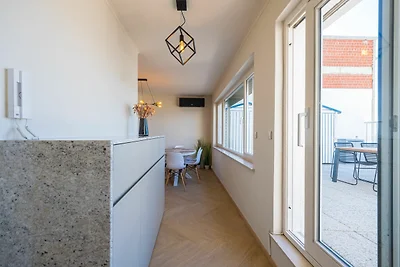 Penthouse in Belgien mit Meerblick