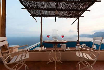 Villa a Praiano con vista sul tramonto
