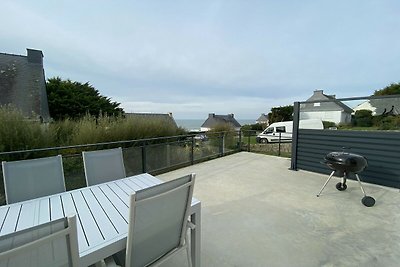 Hübsches Haus mit Blick auf das Meer