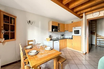 Apartment in Les Carroz mit Bergblick