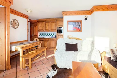 Wohnung in Les Menuires mit Bergblick