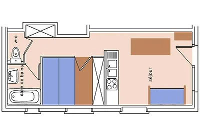 Ferienwohnung in Haut Lieux mit Skizugang