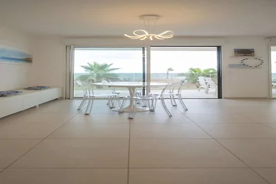 Apartment mit Balkon am Meer in Valras