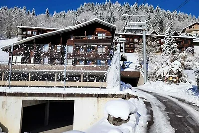 Ferienwohnung in Les Gets mit Blick auf die...