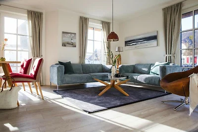 Casa con tetto di paglia sul Bodden con sauna