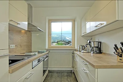 Uitzicht op de Alpen vanuit het Thiele-huis.