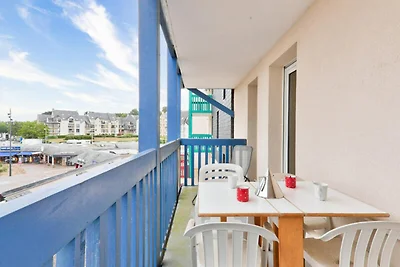 Apartment in Arzon mit Blick auf den...