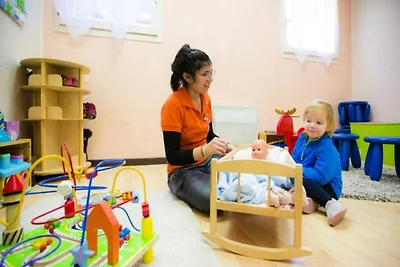 Ferienhaus in Alpen mit Skipiste